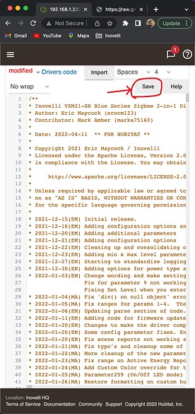 Hubitat Driver Installation - Step 6