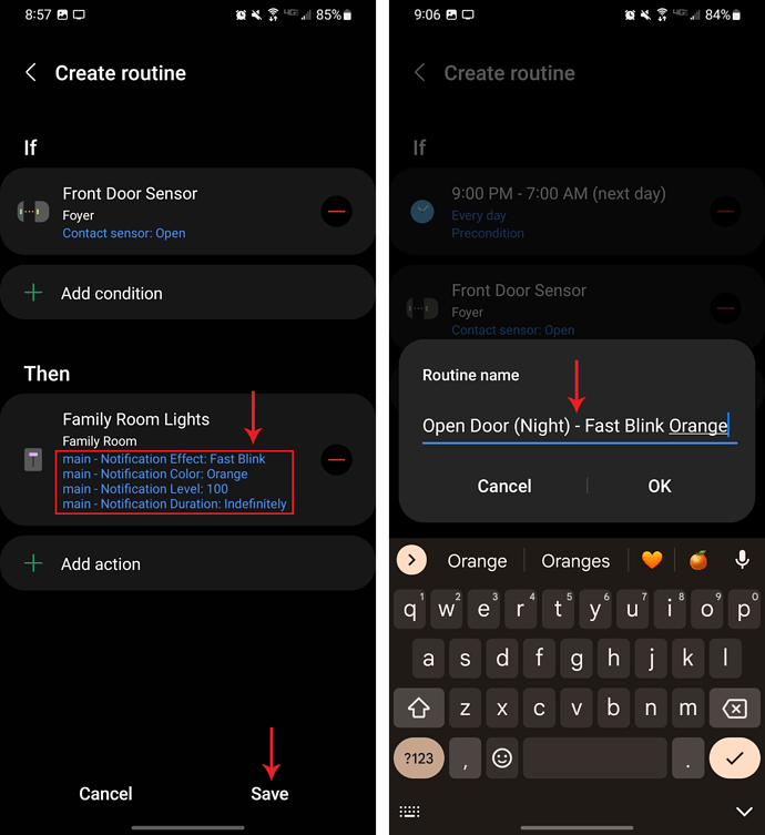 SmartThings - Setting up Notifications - Step 14