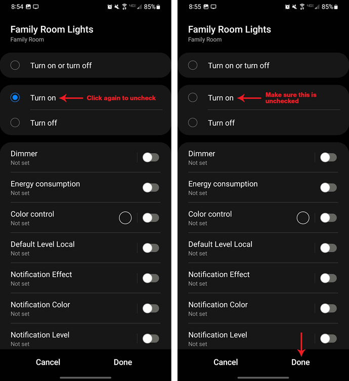 SmartThings - Setting up Notifications - Step 12