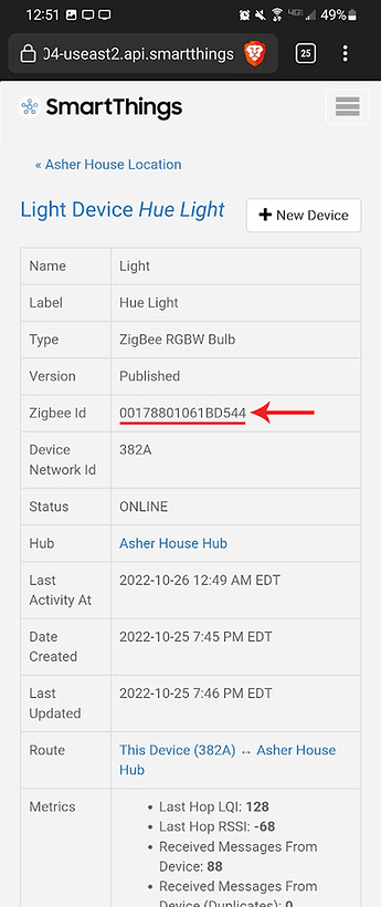 SmartThings - Setting up Zigbee Bindings - Step 3A - DTH