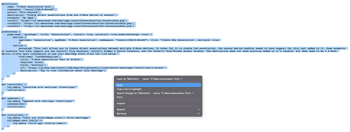 Z-Wave Association Tool - SmartThings - Step 3B